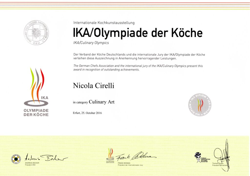 2016 IKA Olimpiadi di Cucina Erfurt